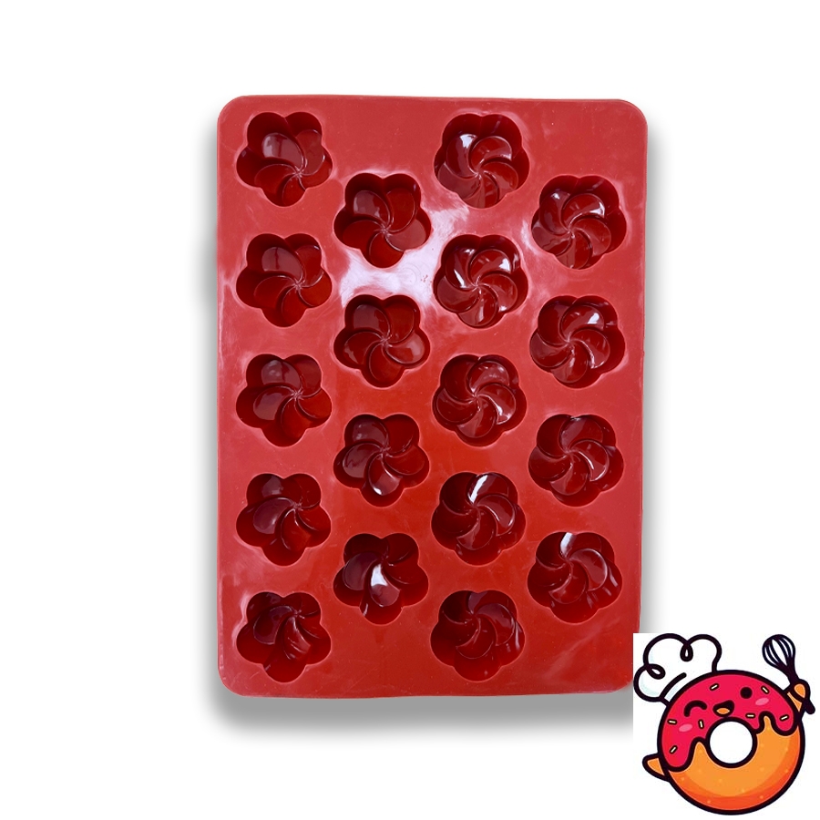 قالب سیلیکونی حلوایی مدل سوسن 18 تایی