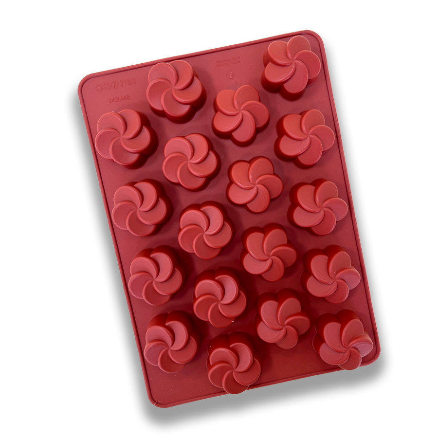 قالب سیلیکونی حلوایی مدل سوسن 18 تایی