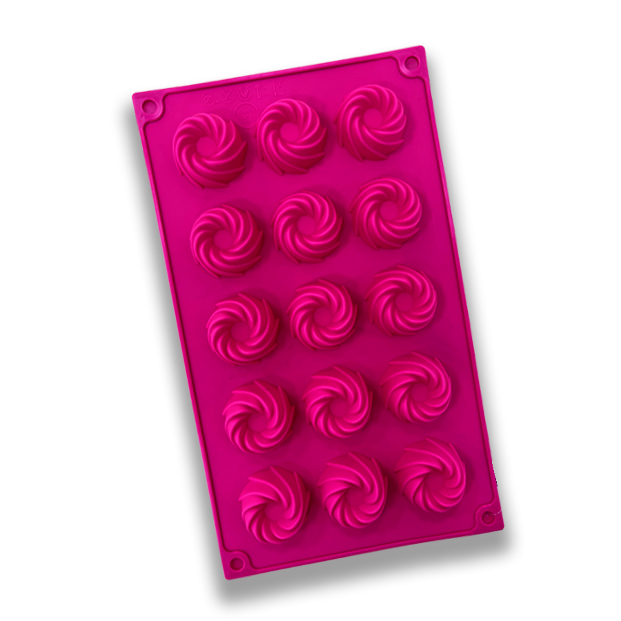 قالب سیلیکونی مدل مافین پیچ 15 تایی