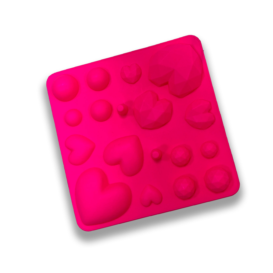 قالب سیلیکونی قلب و دایره الماسی جور