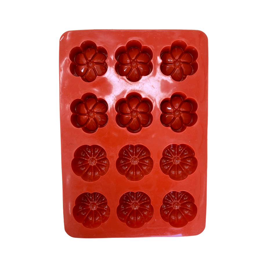 قالب سیلیکونی حلوایی مدل نرگس 12 تایی