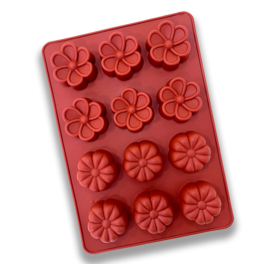 قالب سیلیکونی حلوایی مدل نرگس 12 تایی