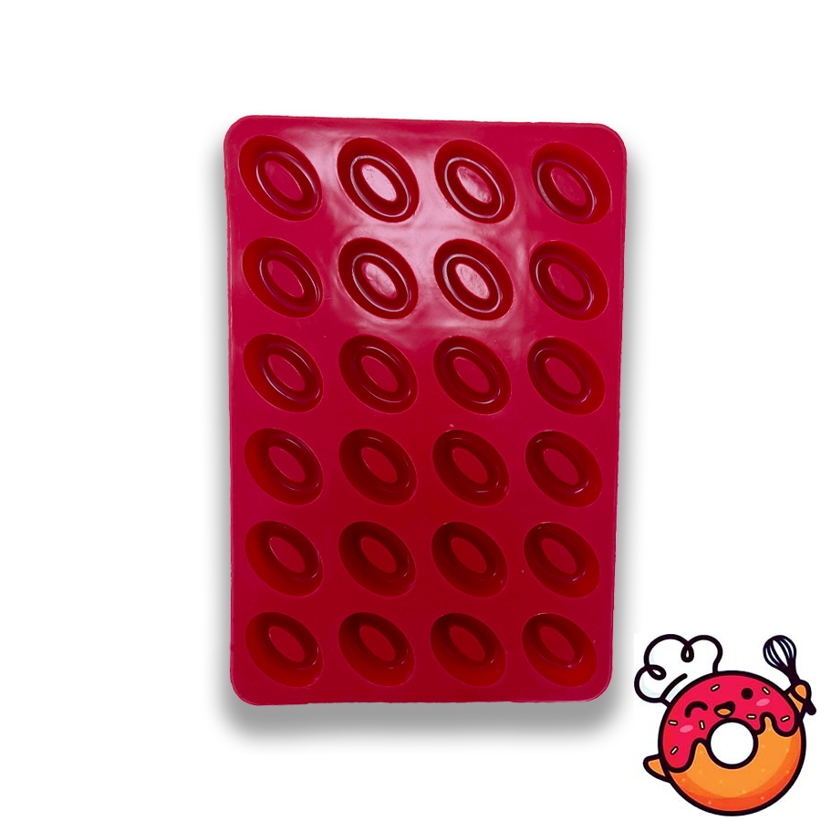 قالب سیلیکونی مدل ساوارین بیضی 24 تایی